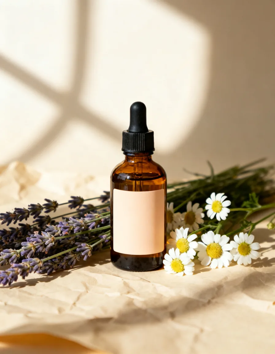 Lavender and Chamomile Yoni Oil bottle